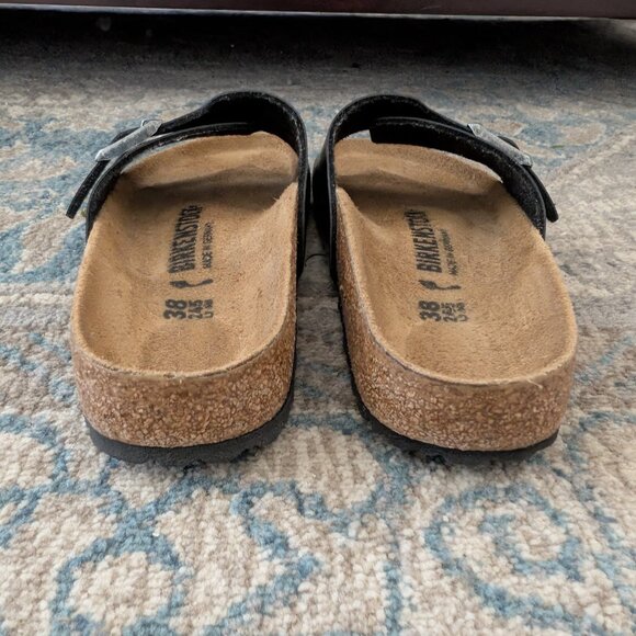 BIRKENSTOCK Sandals Women's 38 Catalina Graceful Licorice Buckle Slid On - Picture 5 of 12